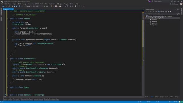 CQRS and Event Sourcing in C# and .NET смотреть онлайн
