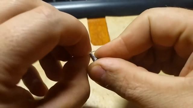 Мормышка "Черт", с центральной подвижной бусиной (вариант #1) - изготовление, весь процесс. смотреть онлайн