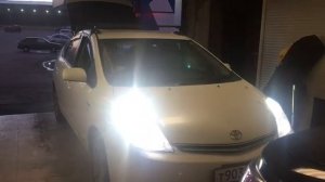 Пример работы ДХО Solar LightLabel на Приус 20