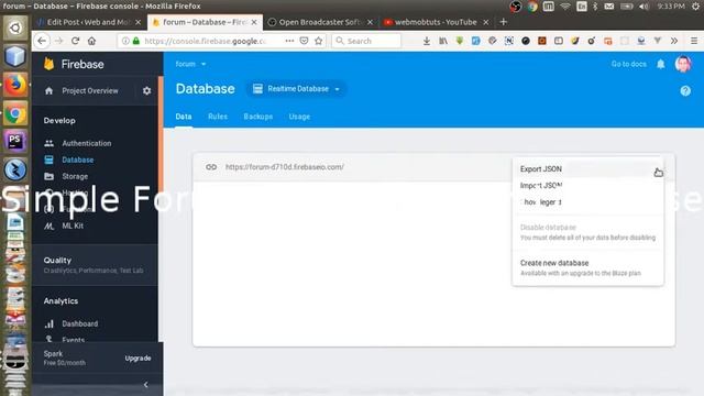 How to Create Json DB in Realtime firebase смотреть онлайн