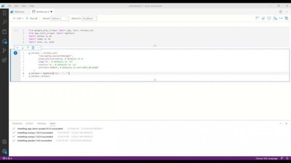 Python Scraper - Google Play and App Store Reviews
