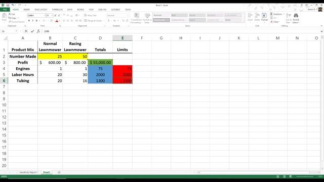 Using Excel's Solver for Linear Programming and Understanding the Sensitivity Report смотреть онлайн
