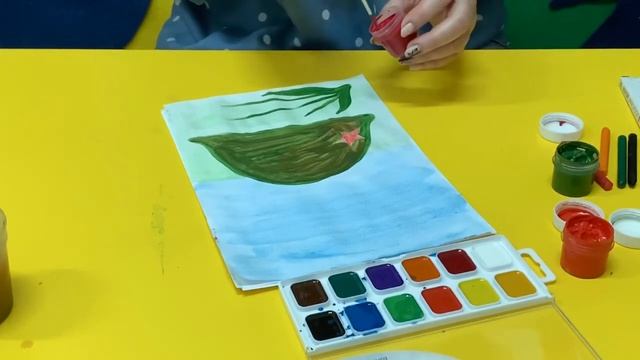 Рисуем открытку «Военная каска». Воспитатель Уткина С.Н. смотреть онлайн