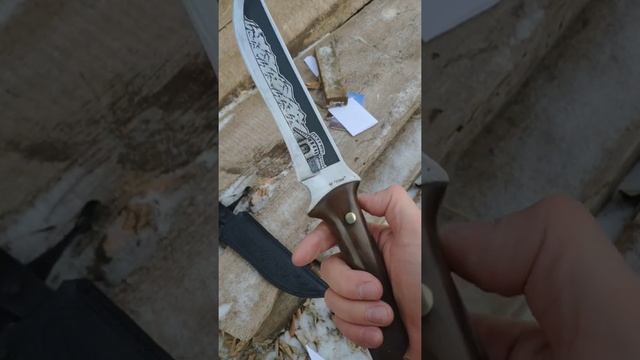 Нож для забоя скота Удав ручная работа смотреть онлайн