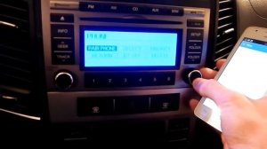 Магнитола. Подключение телефона к магнитоле через блютуз на HYUNDAI SANTA FE