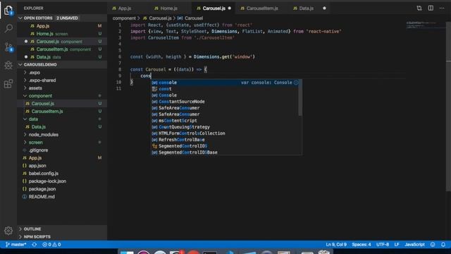 React Native | Infinite Carousel View - 2020 смотреть онлайн