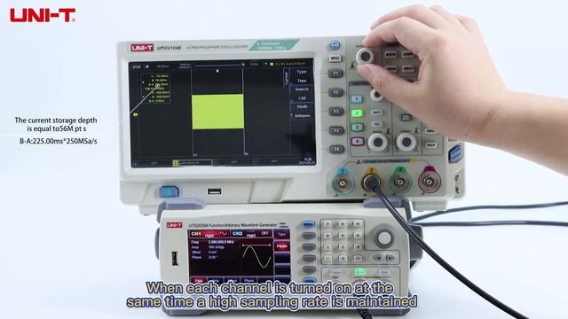 UNI-T UPO2104E Digital Phosphor Oscilloscope смотреть онлайн
