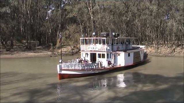 SWAN HILL RIVER TRIP ON PADDLE STEAMER PYAP смотреть онлайн