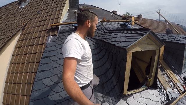 Как сделать крышу - Кровельный Ландшафт Из Сланца. смотреть онлайн
