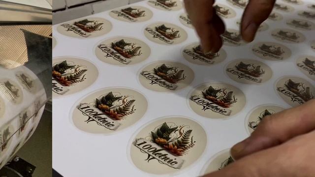 Печать и контурная резка наклеек смотреть онлайн