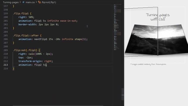 Learn How to Create Turning Pages with HTML and CSS تعلم صنع صفحات تحول رائعة فى 20 دقيقة смотреть онлайн
