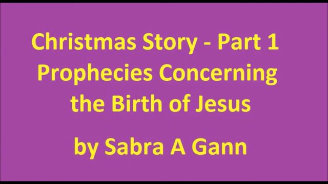 Christmas Story - Part 1 