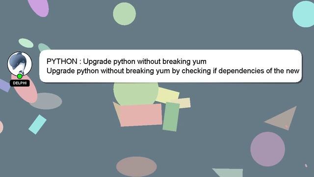 PYTHON : Upgrade python without breaking yum смотреть онлайн