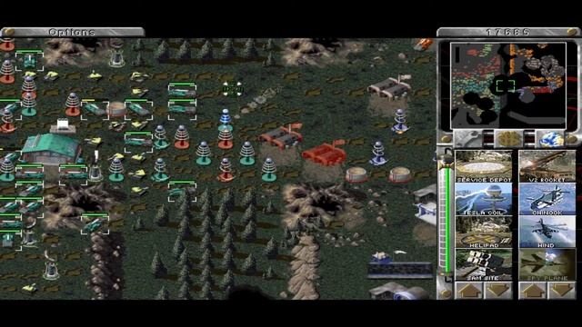 Red Alert 1 Gold Rush Igor показывает навыки Альянса и управление Авиацией. смотреть онлайн