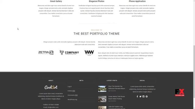 Coolart - Portfolio and Photography WordPress Theme Claude Ivan смотреть онлайн