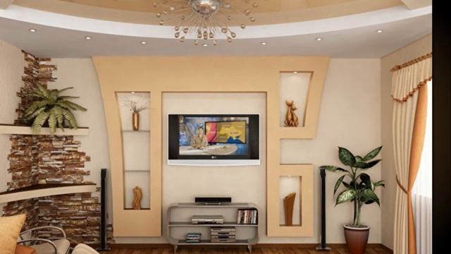 КАК СДЕЛАТЬ Ниша под телевизор из гипсокартона идеи дизайн СВОИМИ РУКАМИ смотреть онлайн