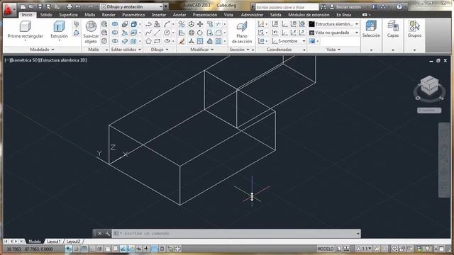 1- Curso AutoCAD 2013 - Coordenadas Universales смотреть онлайн