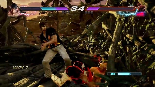 TEKKEN 7 BSK (Law) VS Kashi (Akuma) смотреть онлайн