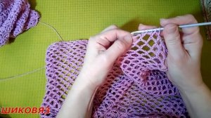 Шикарное вязание крючком.Свитер гольф с рукавами сеткой. Мастер класс