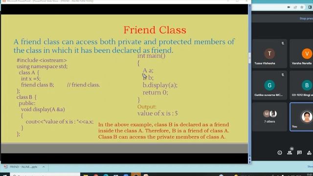 Friend Function & Inline Function in C++ смотреть онлайн