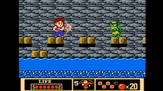 Jackie Chan's Action Kung Fu Прохождение (NES) все бонусы