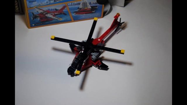 Конструктор лего вертолет lego creator 31057 3в1 собираем вертолёт, гидросамолёт и катамаран смотреть онлайн