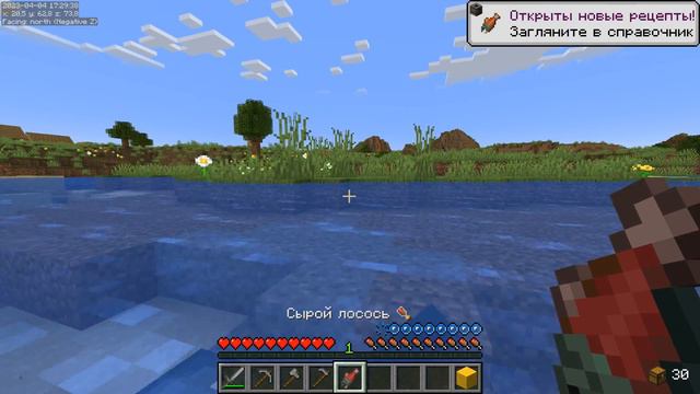 Как добыть сырой лосось в майнкрафте смотреть онлайн
