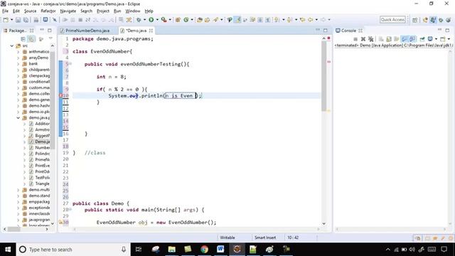 Java code - Even , Odd Number testing and generation of Even and Odd numbers смотреть онлайн