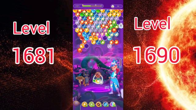 Bubble Witch ♥️ Play This Level ⭐ 1681 ~ 1690 ⭐ Saga 3 смотреть онлайн