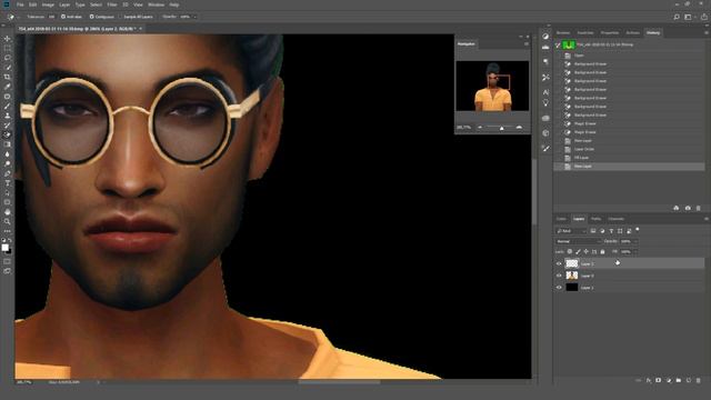 The Sims 4 - Removing Green Screen Background in Photoshop смотреть онлайн