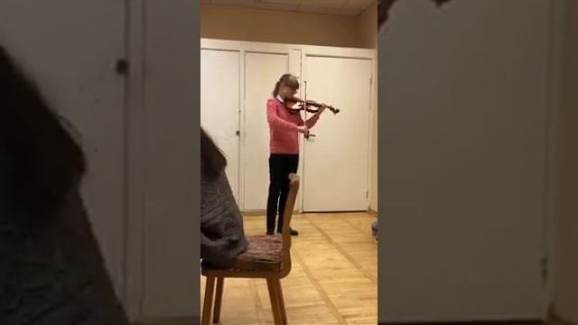 Semyonova Vera16 "A" Saint Saens Concerto for violin and orchestra №3 in B minor, part 1, op 61 смотреть онлайн