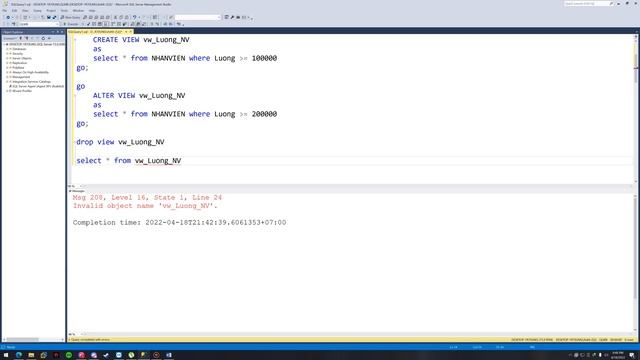 Buổi 6: View, khai báo biến và if else trong SQL смотреть онлайн