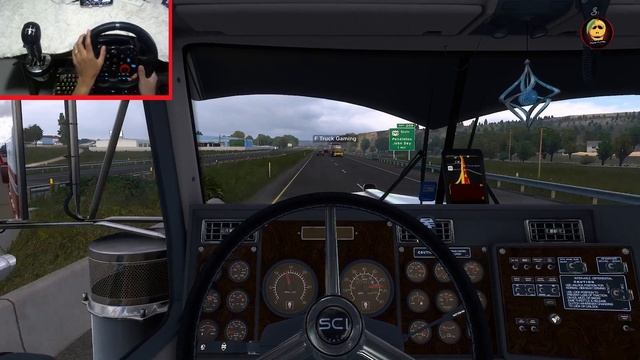 American truck simulator : Day 8 รับเหล็กม้วน 6 ลูก ใช้รถ 2 คัน เรียกรถน้องเอฟมาวิ่งร่วม смотреть онлайн