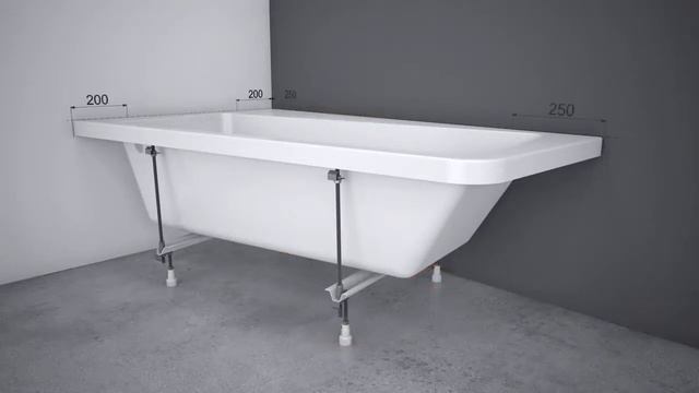 Инструкция по установке акриловой асимметричной ванны Ravak 10° смотреть онлайн