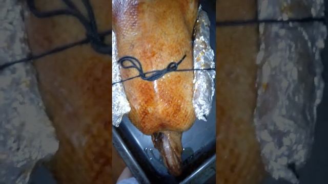 Рождественский гусь с яблоками и черносливом смотреть онлайн