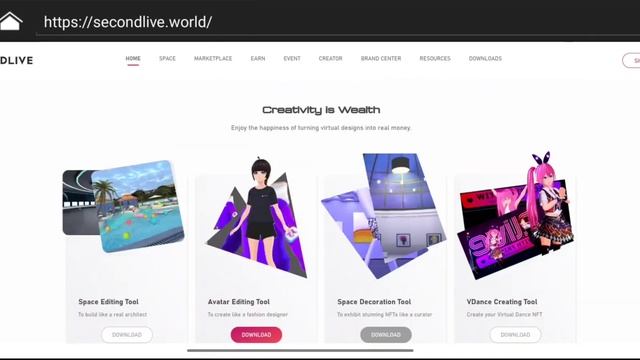 SECONDLIVE Choose Life, Choose Space, Choose Friends, A create-to-earn open Metaverse where web3 . смотреть онлайн