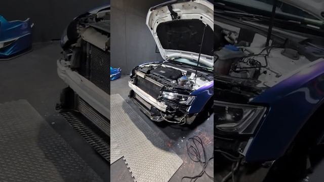 audi a5 vinyl wrap removed & re wrapped in Oracle "ultramarine violet" part 1 смотреть онлайн