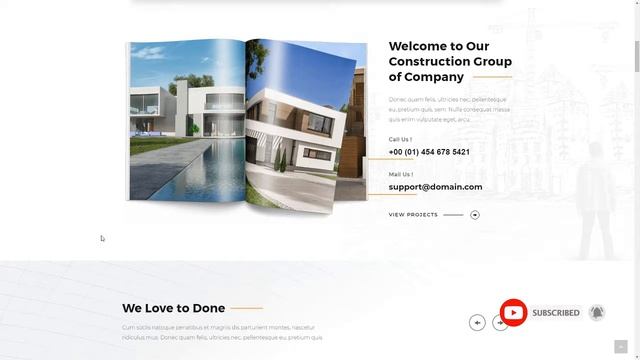 Saaram Construction Architect Wordpress Theme смотреть онлайн