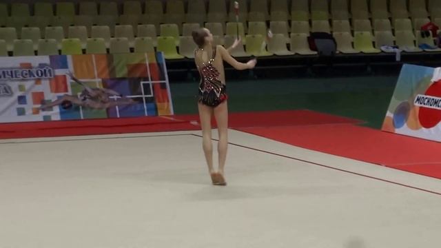 Дарья Хижняк, булавы. Чемпионат Москвы. Многоборье, 05.03.2016 (Отбор на Россию) смотреть онлайн