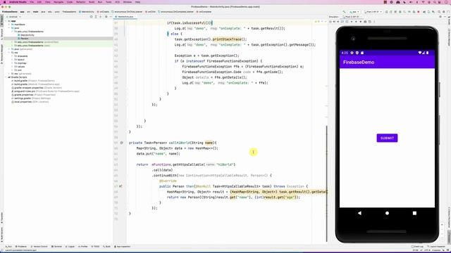 Firebase Cloud Functions: Calling Callable Cloud Functions from Android App Part 2 смотреть онлайн