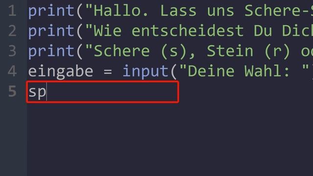 Spieleprogrammierung in Python – Schere, Stein, Papier #1 смотреть онлайн