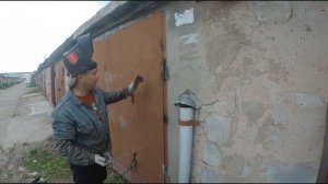 ЗАМЕНА ПЕТЕЛЬ , НАВЕСОВ У ГАРАЖНЫХ ВОРОТ ! КАК СРЕЗАТЬ ПЕТЛИ !