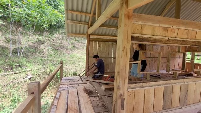 Complete installation of wooden house wall, how to assemble wooden wall смотреть онлайн