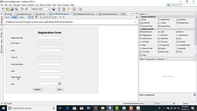 Event Registration search and delete смотреть онлайн