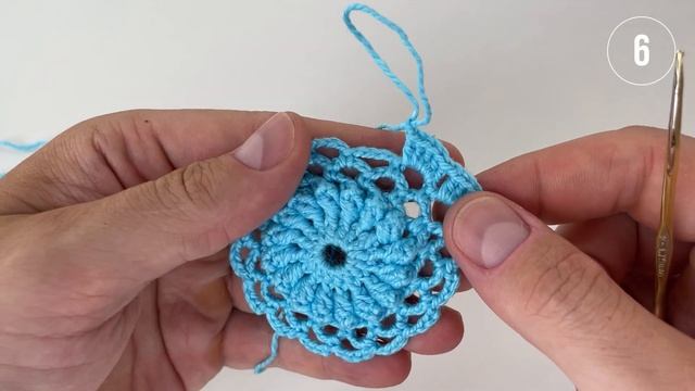 Салфетка крючком, Эрика, 1-9 смотреть онлайн