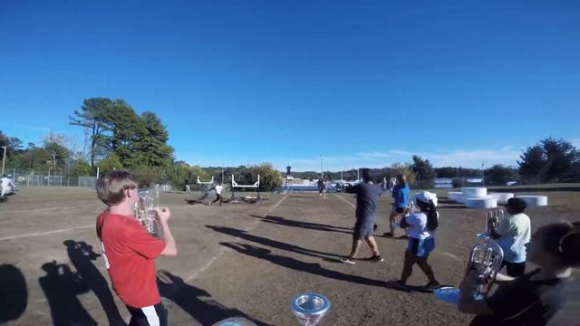 Cleveland High School Marching Band 10/24/19 - Baritone Cam смотреть онлайн