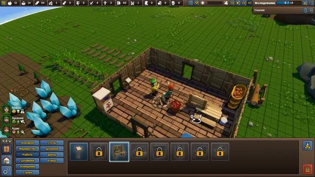 Founders Fortune - обзор и прохождение фентезийного симулятора колонии #1