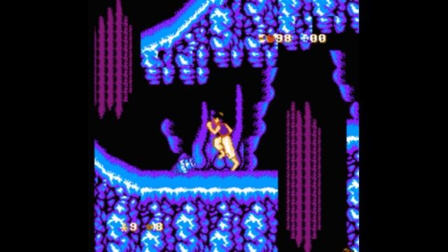 Dendy (Famicom,Nintendo,Nes) 8-bit Aladdin Stage 2 Пещеры
