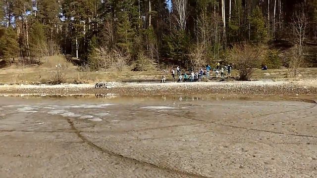 Пруд Ижевска на 1мая 2017. Воды мало смотреть онлайн