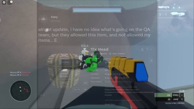 ROBLOX TIX ACCESSORIES ARE BACK ON-SALE!? смотреть онлайн